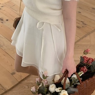 Váy đa năng buộc dây hai lớp mùa hè váy xinh sang chảnh