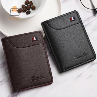 [TeOdw-t] Ví mềm siêu mỏng mới bằng da PU Ví đựng thẻ tín dụng Mini Ví đựng thẻ Ví nam Ví nhỏ mỏng Ví đựng tiền xu ngắn [MỚI]