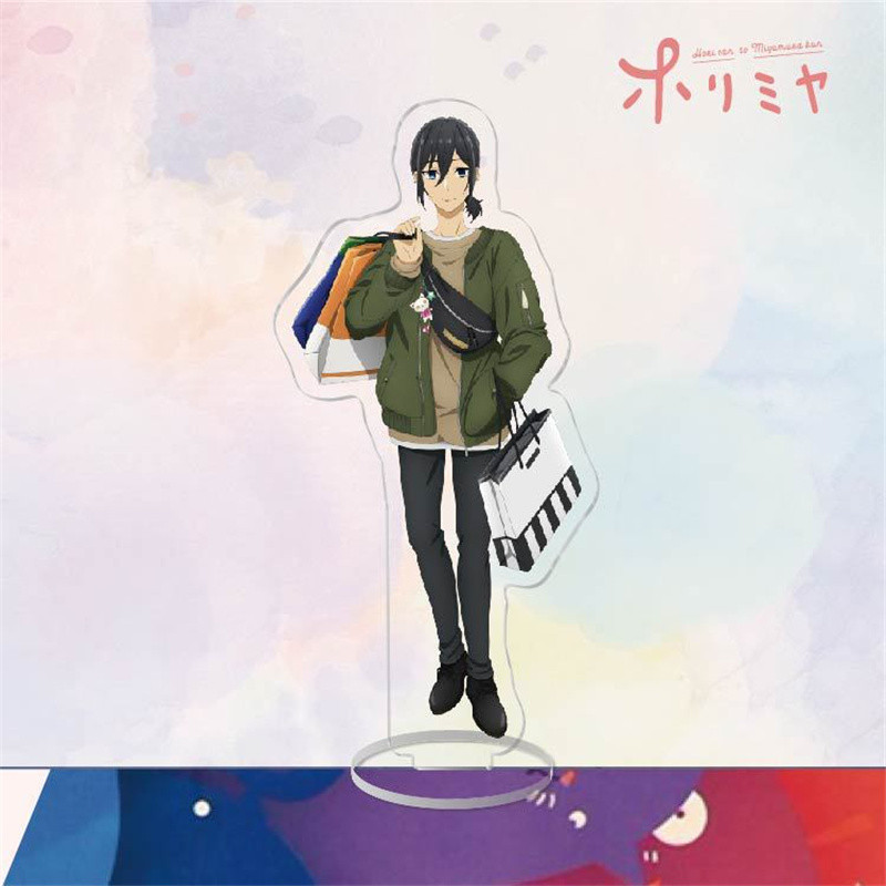 Móc Khoá, Mô Hình Standee Horimiya Miyamura Izumi Hori Kyoko Trang Trí Bàn Học