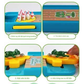 Trò chơi trẻ em ếch bowling T300