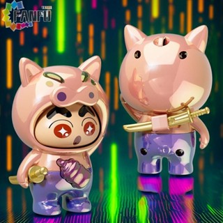 Fanfuzouzu Crayon Shin-chan Thay Đổi Khuôn Mặt Búp Bê Mini Đồ Chơi Tương Tác Kid Girl Boy