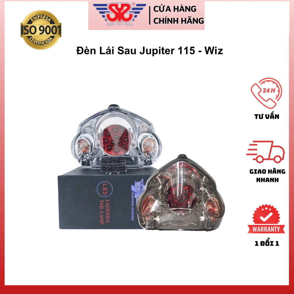 Đèn hậu Jupiter 100 | Đèn lái sau Jupiter 115, 115 fi LED trắng chính hãng WIZ LGD-TLL-C