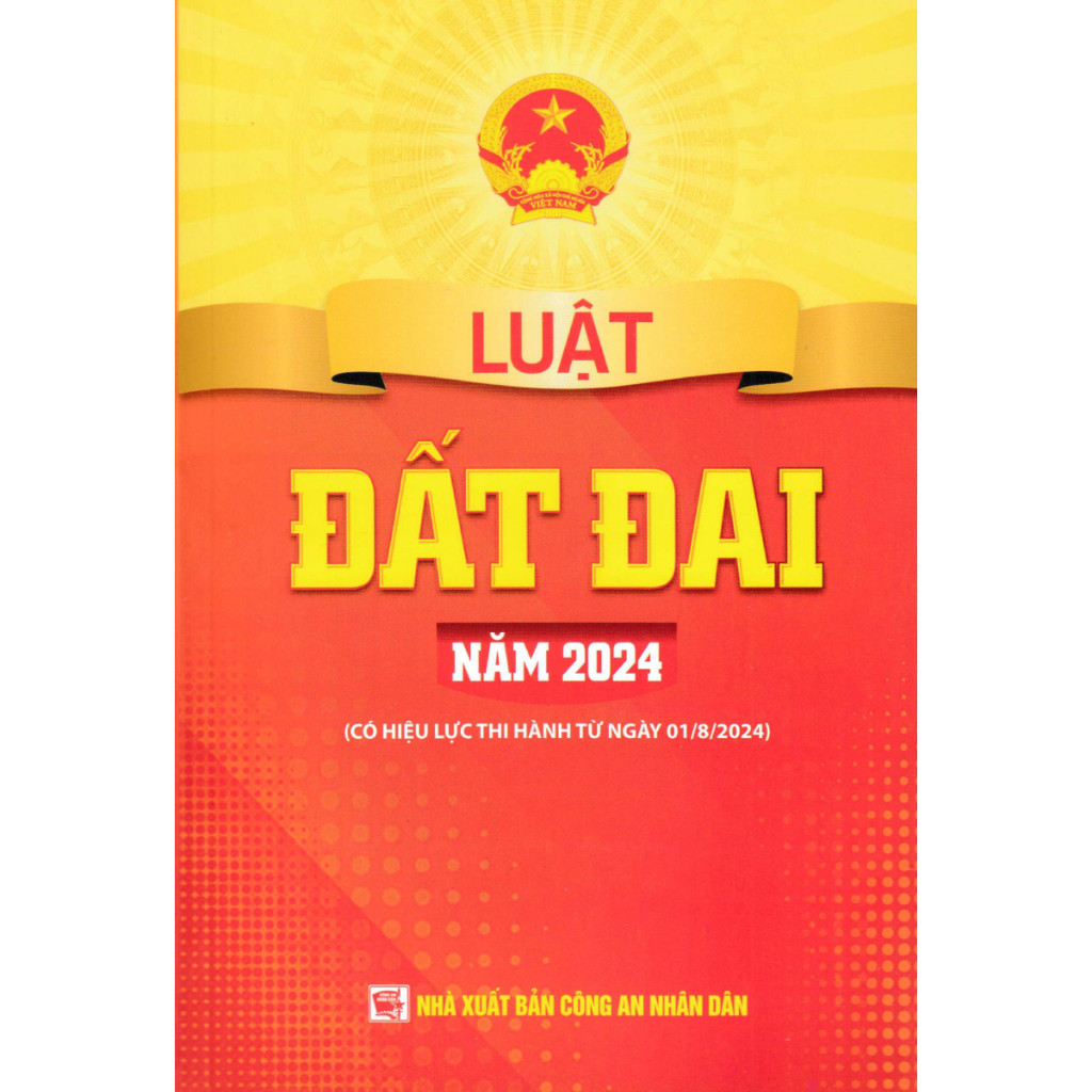 Sách - Luật Đất Đai Năm 2024 (DH)