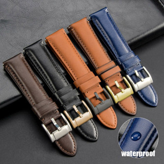  Dây đeo đồng hồ da thật cao cấp cho Fossil FS5011 FS5237 ME3052 3054 Vòng đeo tay thay thế Qiuick Phát hành Đồng hồ nam nữ 22mm 24mm 