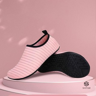   SHZTGM  1 Đôi Giày Nước Thể Thao Đi Biển Lặn Biển Giày Bể Bơi Nhanh Khô Aqua Yoga Tất Tập Gym Slip-on Cho Lướt Bơi Cho Nữ Mới 