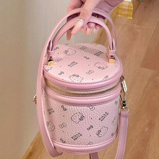 Túi xô Hello Kitty Mới Túi đeo chéo chất liệu cao cấp in họa tiết cổ điển đa năng túi đi chợ nhỏ phong cách cho nữ chéo