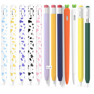  Ốp Lưng Silicon Cho Apple Pencil 3 2 1 Pro USB-C 2024 2023 Vỏ Tay Chống Trơn Trượt Chống Sốc Bảo Vệ Bút 