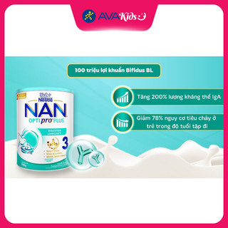 Sữa bột NAN Optipro Plus số 3 800g (1 - 2 tuổi)