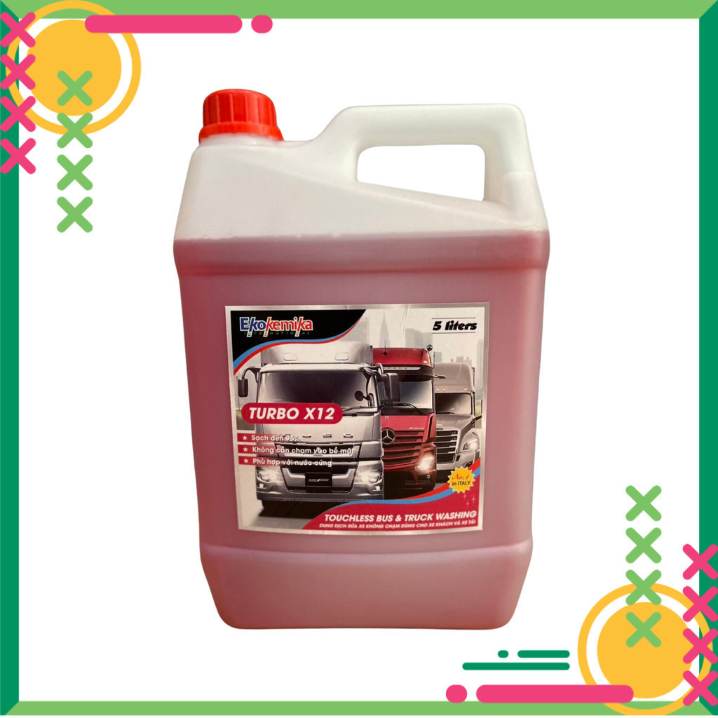 Dung dịch rửa xe không chạm EKOKEMIKA TURBO X12 (5 LÍT)