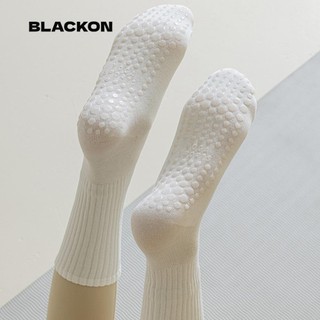 Vớ Pilates dài BLACKON, Tất tập Yoga chất liệu Cotton mềm, Vớ thể thao thoáng khí giảm chấn chống trượt dành cho nữ