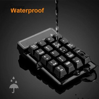  Bàn phím có dây không dây LISHUANG Bàn phím số USB Mini 2.4GHz Máy tính xách tay kế toán PC Numpad Thu Bluetooth 19 phím Số Pad 