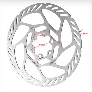 160 / 180 / 203mm Phanh Đĩa Cánh Quạt MTB Xe Đạp Xe Đạp Phanh Thủy Lực Đĩa Thay Thế
