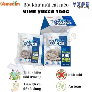 Vime Yucca Khử Mùi Hôi Cát Cho Mèo - Phù Hợp Mọi Loại Cát, Hiệu Quả Cao