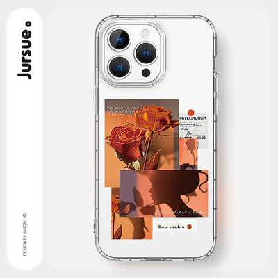 JURSUE Thời Trang Thẩm Mỹ Ngộ nghĩnh Chống Sốc Bảo Vệ Mềm Ốp Lưng Điện Thoại iPhone 17 16 15 14 13 12 11 Pro Max SE 2020 X XR XS ip 8 7 Plus XYY2060