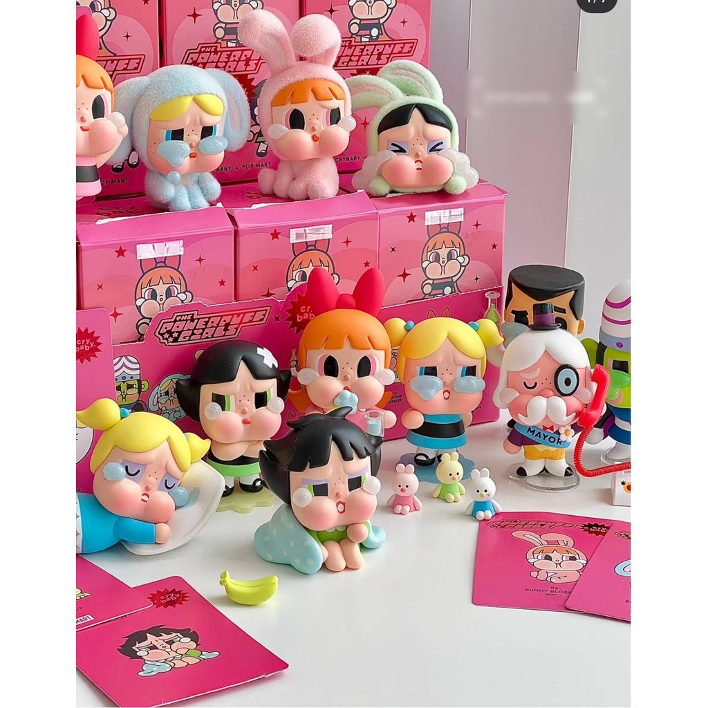 Đồ chơi quà tặng CRYBABY x Powerpuff chính hãng Quà tặng Giáng sinh