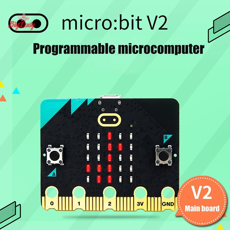 Biglady Micro: Bit V2 Micro Bit Go Edition BBC Microbit dành cho trẻ em Bảng phát triển DIY BBC Micr