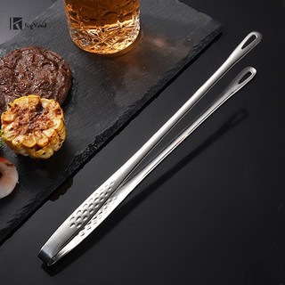 KgYewl 2 Chiếc Kẹp Nhà Bếp Thịt Nướng Lưỡi Inox Nấu Ăn Nhíp Thịt Thực Phẩm Kẹp BBQ Dụng Cụ Nhà Bếp Tiện Ích Mới