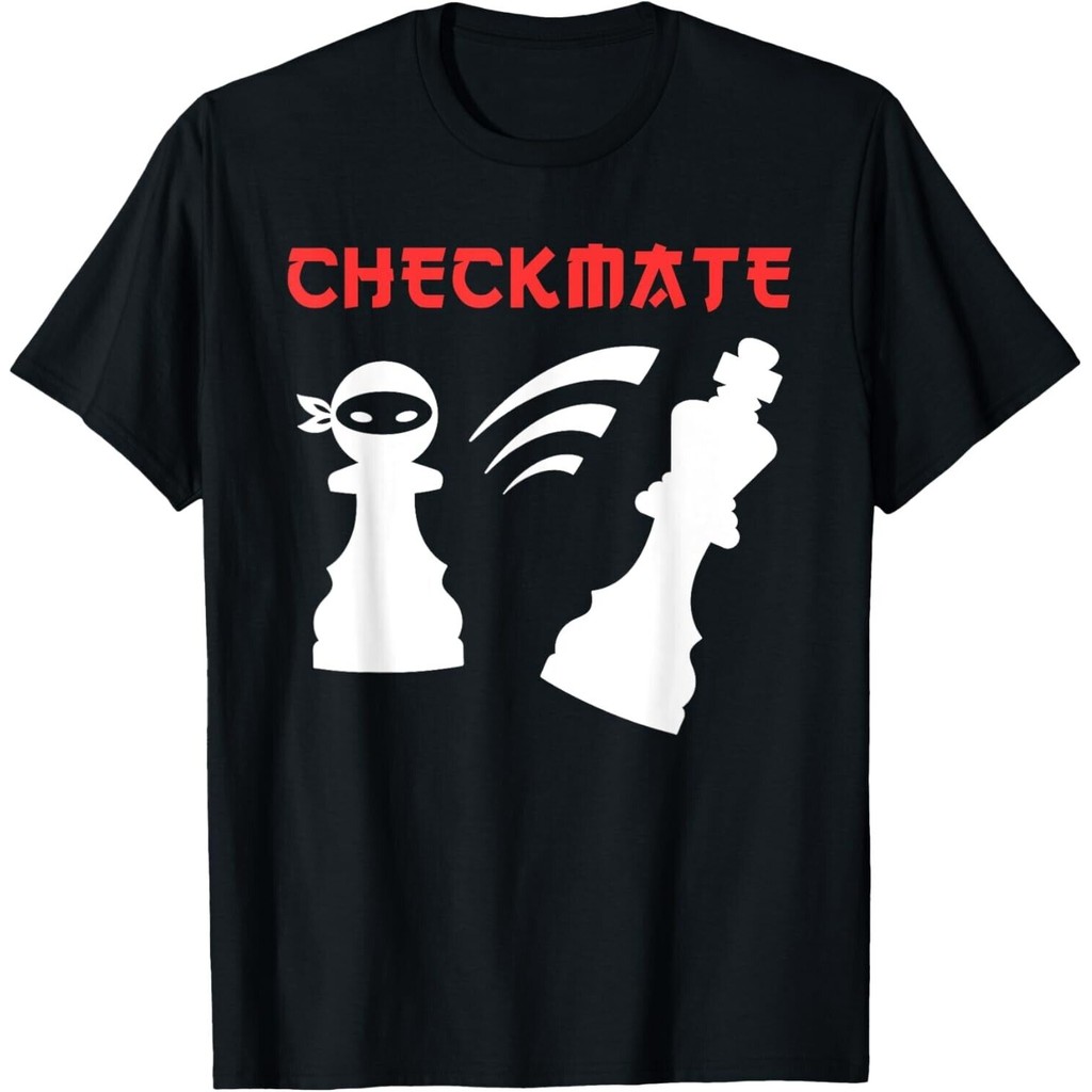 Checkmate Ngộ nghĩnh Cờ vua Ninja Board Game Lovers Nam Áo nam