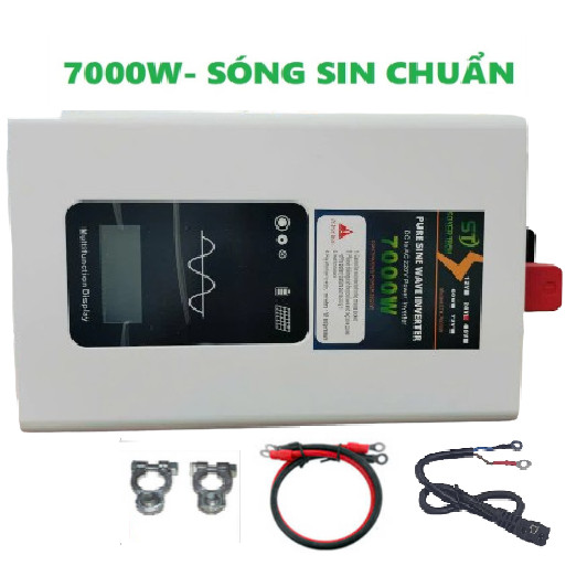 Bộ chuyển đổi điện 48v 7000W STK sóng sine chuẩn -Mẫu mới 2024 - Bộ Đổi Nguồn 12V/24V/48V sang 220V 