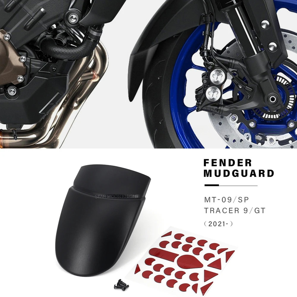 Xe Máy Fender Hugger Nối Dài Cho Xe Yamaha MT 09 SP MT09 2021 2022 TRACER9 TRACER 9 GT Phụ Kiện Phía