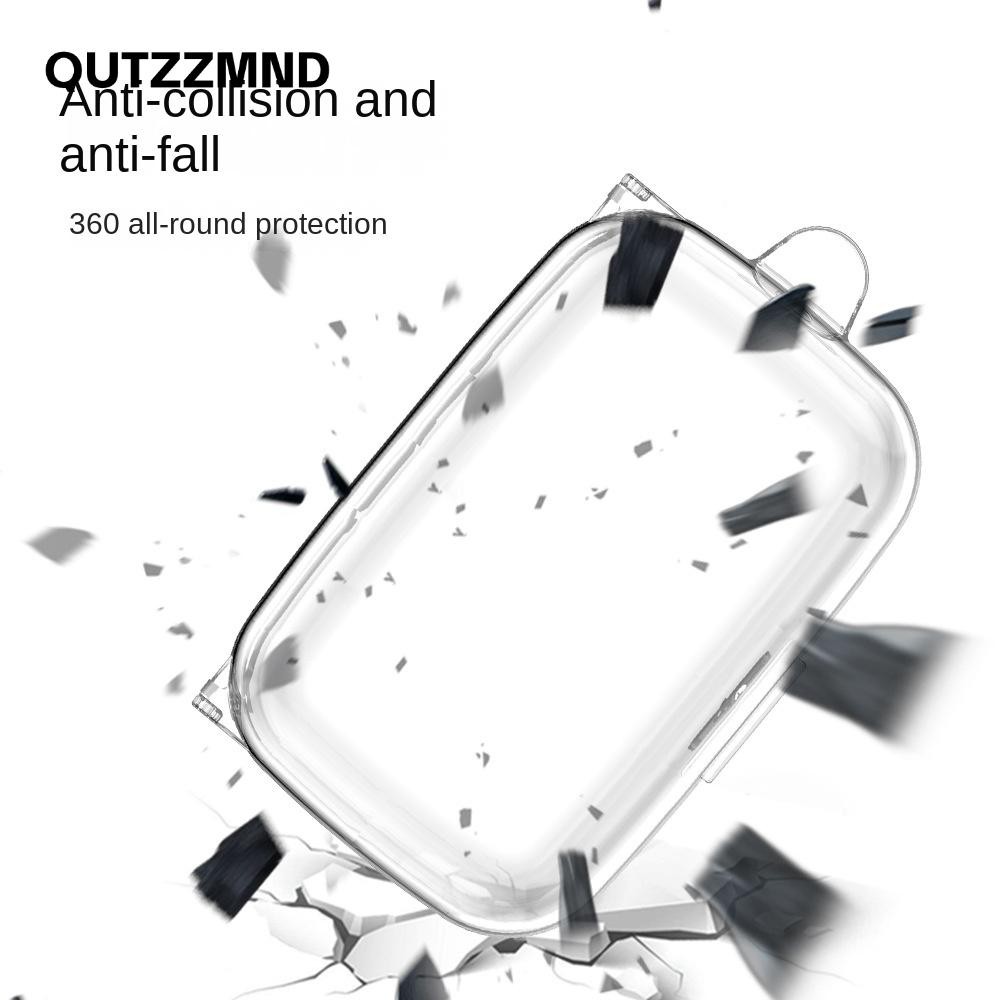 Qutzzmnd Protector, Vỏ bảo vệ chống trầy xước, có móc Vỏ PC trong suốt cho Sennheiser Momentum True Wireles / 4 Phụ kiện tai nghe thông minh