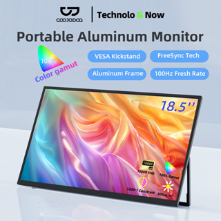 Bảo hành chính hãng GOOJODOQ màn hình di động chơi gaming 18,5 inch góc rộng IPS 1080P FHD thiết kế
