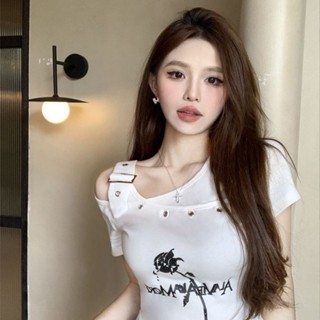 Áo thun in hoa hồng không tay sexy độc đáo Pure Desire cho phụ nữ mùa hè, ôm sát, eo cao, crop top ngắn, phong cách ngọt