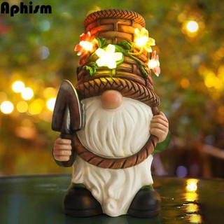Cordell Gnome Hình Ánh Sáng, Hoạt Hình Sống Động Năng Lượng Mặt Trời Dạ Quang Tượng Lùn, Hàng Thủ Công Nhựa Chống Thấm Nước Dễ Thương Lùn Điêu Khắc Quà Tặng