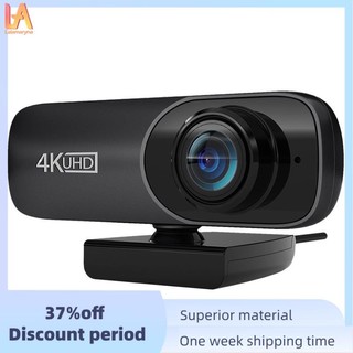 Webcam 4K Uhd 3840X2160P Webcam 800W Pixels Camera Máy Tính 120° Groothoek Web Camera Met Microfoon