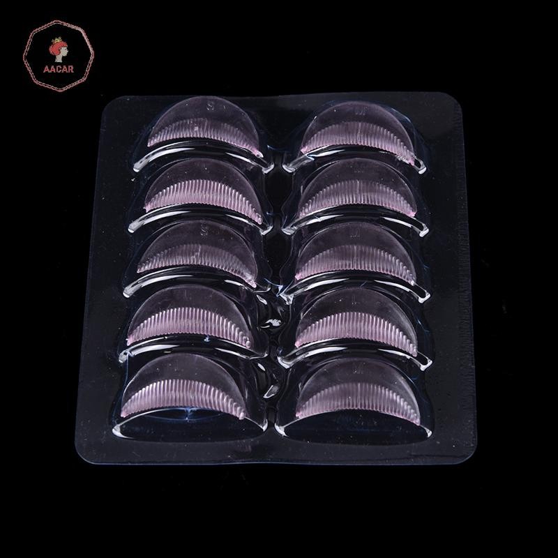 Aacar 5 Cặp Miếng Đệm Silicon Dụng Cụ Uốn Mi Uốn Perming Kit Áp Dụng Uốn Mi *