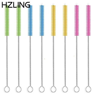 Bàn chải làm sạch ống hút HZLING, Máy làm sạch ống hút Nylon đa năng, Bàn chải khe cắm phụ kiện chai hữu ích cho nhà bếp văn phòng