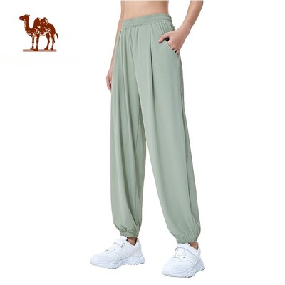 Quần thể thao CAMEL CROWN  chống nắng cảm giác mát lạnh lụa băng thoáng khí thường ngày cho nữ