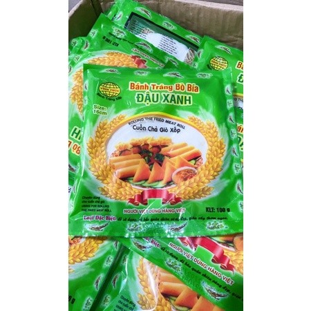 10 Gói bánh tráng bò bía đậu xanh đủ lá - 300 lá bánh bò bía