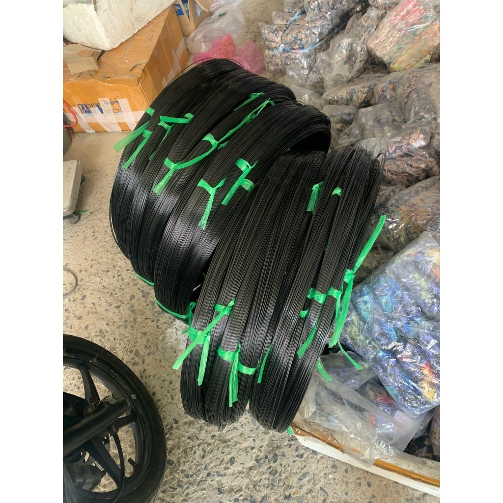 Nan Cacbon Màu Đen 1KG Nan Cáp Quang Đen Làm Diều Nan Làm Lồng Chim Chào Mào, Chim Khuyên, Họa Mi Kh