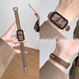 Dây Đeo Thời Trang Thích Hợp Cho Xiaomi Band 8 9 Hoạt Động Vòng Tay Phụ Kiện Da Đồng Hồ Correa Cho Redmi Watch 3 2 Dây Đeo Tay