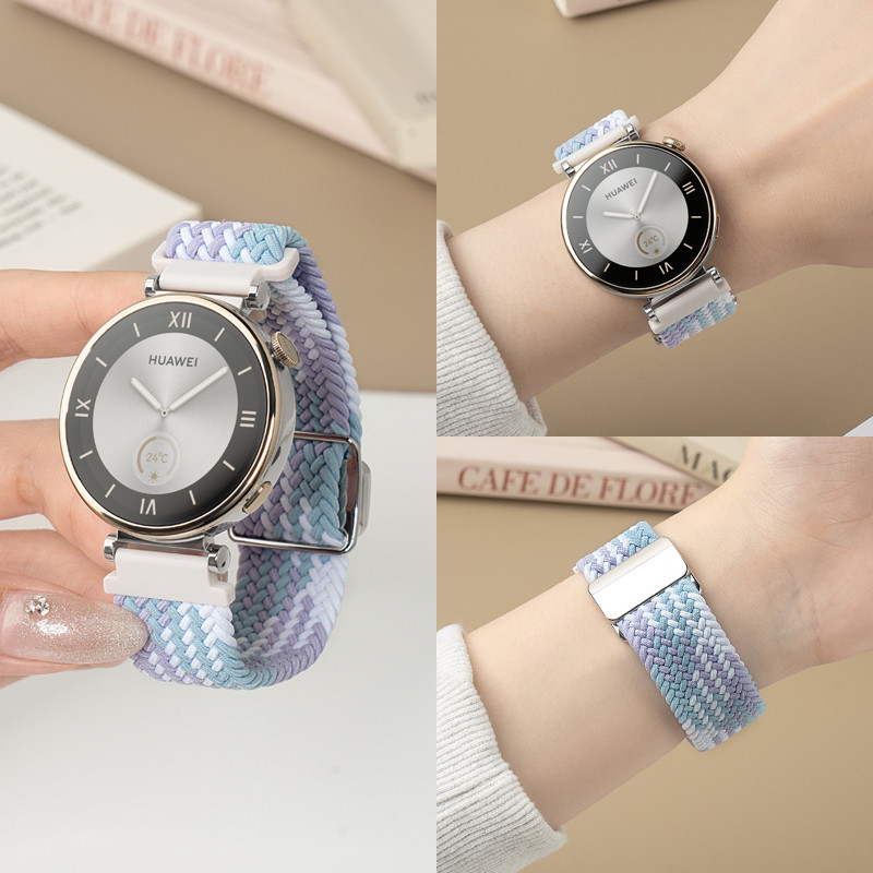 Dây đeo Nylon 18mm Thích hợp cho Huawei Watch GT4 / GT5/GT6 (41mm) GT3 / GT5pro (42mm) watch3pro Dây