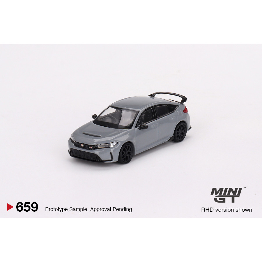 MINIGT 1: 64 Honda FL5 Civic Honda Type R Mẫu xe hợp kim màu xám 65