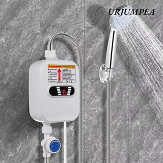 Máy nước nóng điện URJUMPEA, Đầu vòi hoa sen nóng tức thì phun nhanh, Màn hình kỹ thuật số di động hữu ích Vòi nước nóng Đồ dùng phòng tắm nhà bếp