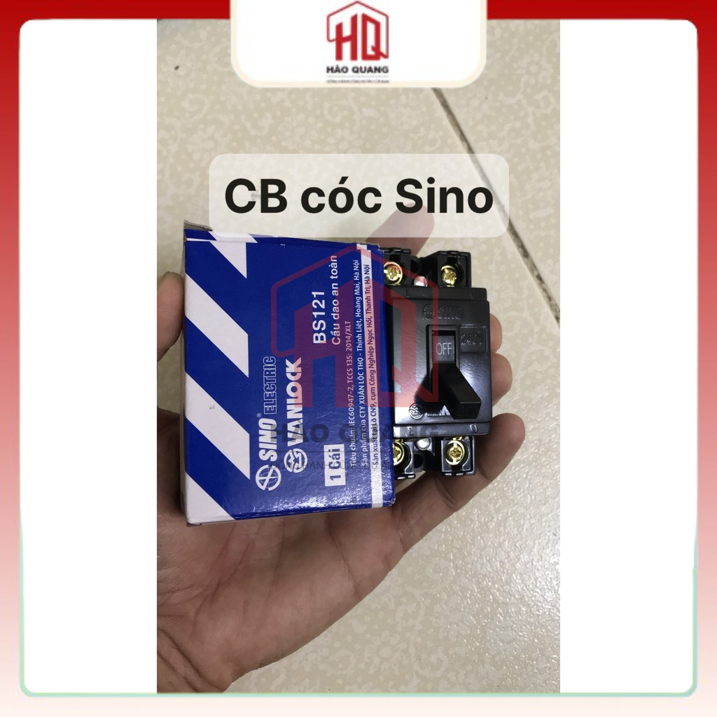 CB Cóc Sino 20A 30A – Cầu Dao An Toàn Aptomat Bảo Vệ Thiết Bị Điện