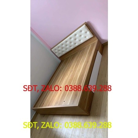 giường công nghiệp 1m6x2m đệm đầu giường