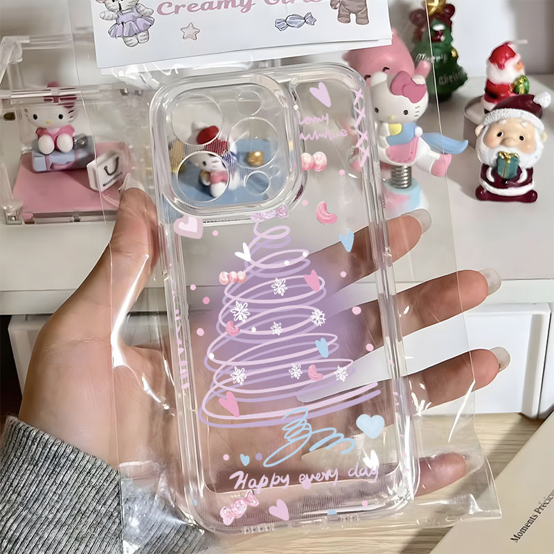 Dành Cho iPhone Ốp Lưng IPXR IP11PRO IP12 IP13 PLUS IP15 IP16PROMAX Vỏ Mềm TPU Trong Suốt Quà Tặng G