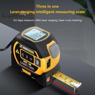 Kayaktion 3 Trong 1 Laser Khoảng Cách Băng Thước Đo 40m / 60m Laser Đo Khoảng Cách Màn Hình LCD Có Đèn Nền Để Đo Xây Dựng Đẹp