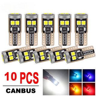 T10 W5W Bóng Đèn LED Canbus Nội Thất Ô Tô Mái Vòm Cửa Găng Tay Hộp Thân Cây Biển Đèn 12V 6SMD 400LM 6500K Trắng