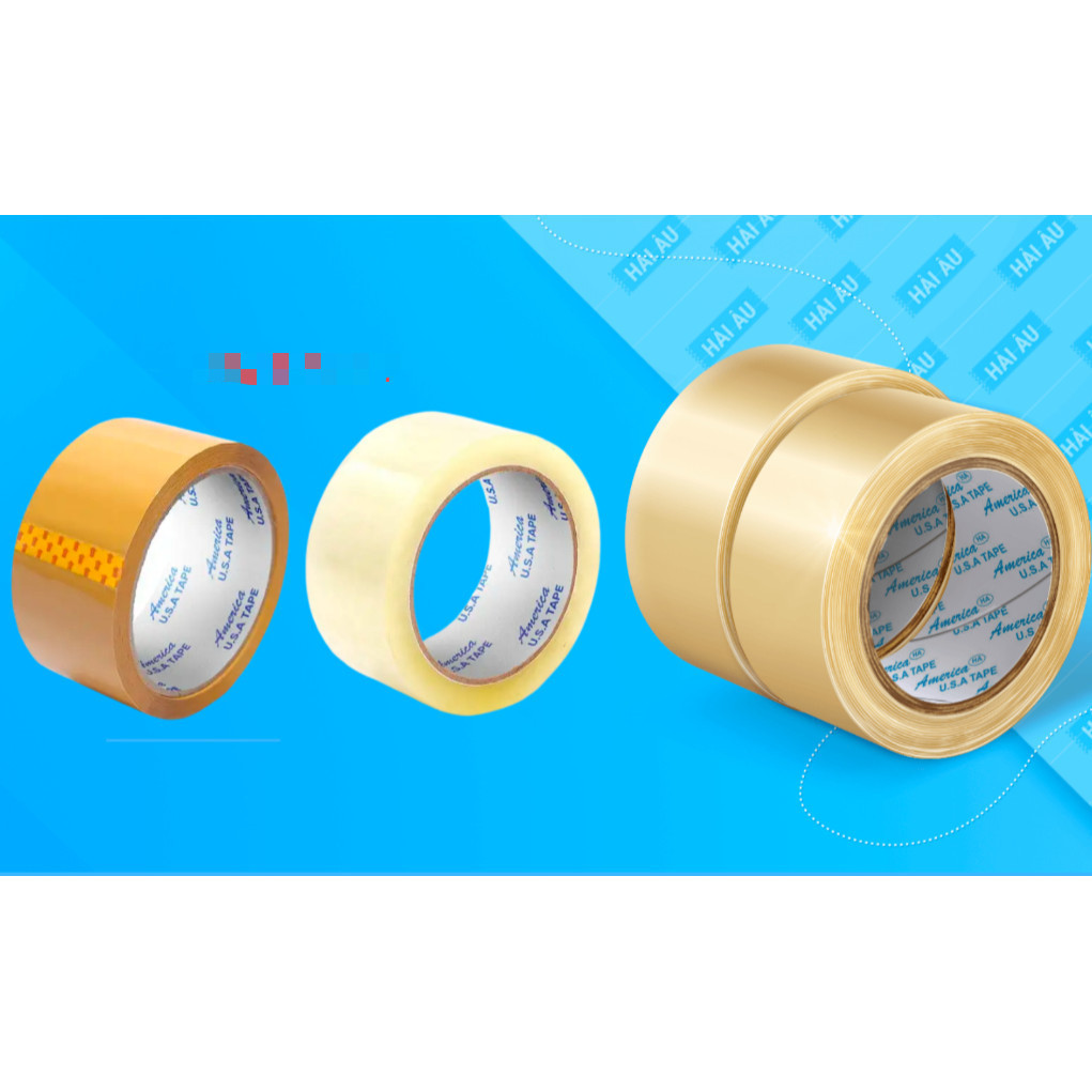 1 Băng Keo Trong Siêu Dầy 200 Yard Băng Keo Đục Dày Dán Hàng 200 Ya Băng Keo Dán Hàng 200 Da