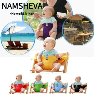 Đai cố định ghế ăn cho bé NAMSHEVA, có thể giặt được bằng đai an toàn Dây đeo ghế trẻ em, Dây đeo ghế cao thoáng khí có thể điều chỉnh an toàn ngoài trời