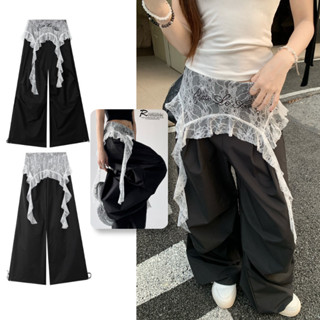 GKSSS Quần kiểu dáng mới thời trang và phổ biến kiểu dáng đường phố cao cấp kiểu Mỹ thiết kế nối ren chất lượng cao