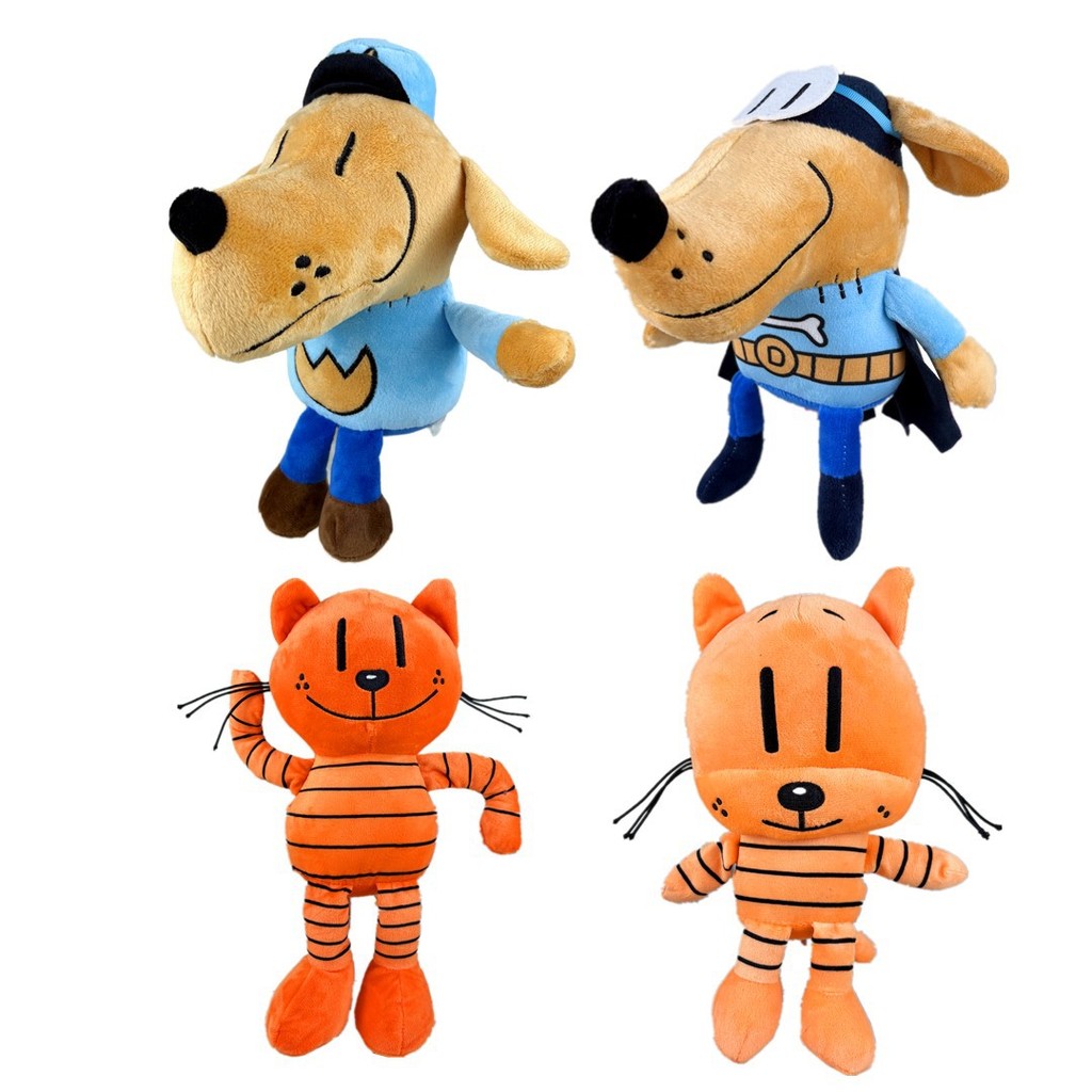 Dog Man 'S Plush Doll Suffing Toy Kids Anime Phim hoạt hình Ngày lễ và Quà tặng sinh nhật