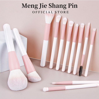12 Cái / bộ Bộ Cọ Trang Điểm Màu Hồng Dụng Cụ Làm Đẹp Mũi Mắt Phấn Phủ Kem Che Khuyết Điểm Kem Nền Trang Điểm Bộ Bàn Chải Trang Điểm