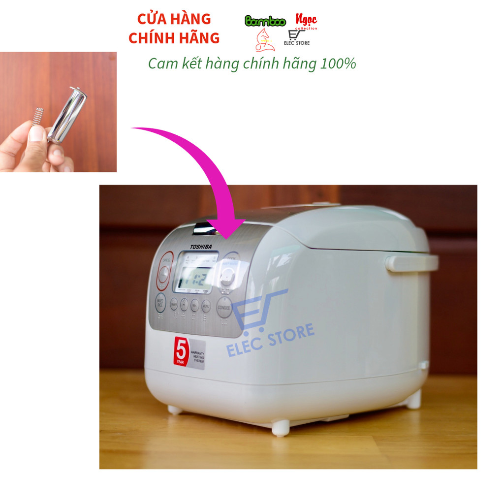 Lẫy Khoá Nồi Cơm Điện TOSHIBA 10NMF/18NMF - Xem Video