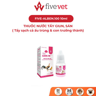 Thuốc tẩy giun sán cho chó mèo Alben.100 tẩy sạch cả ấu trùng & con trưởng thành 10ml